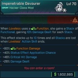 ⭐[MODDED] L70 LOVELESS ALL IN ONE CLASS MOD - MAX ALL LOVELESS SKILLS - OVER 30 MODDED PERKS AND STATS⭐